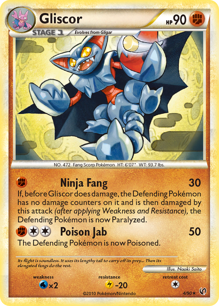Gliscor 004/91 Rare Holo