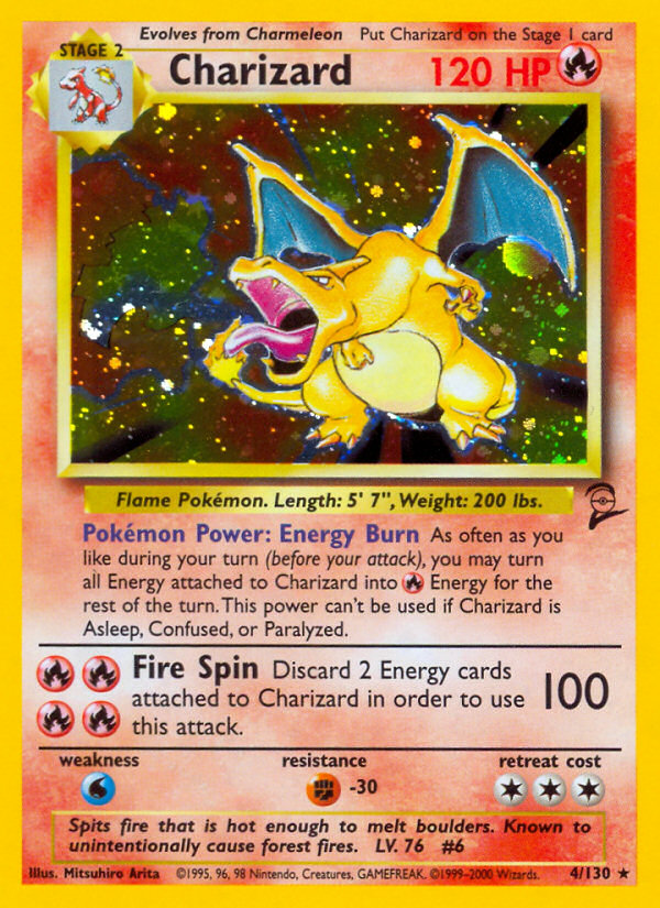 Charizard 004/130 Rare Holo