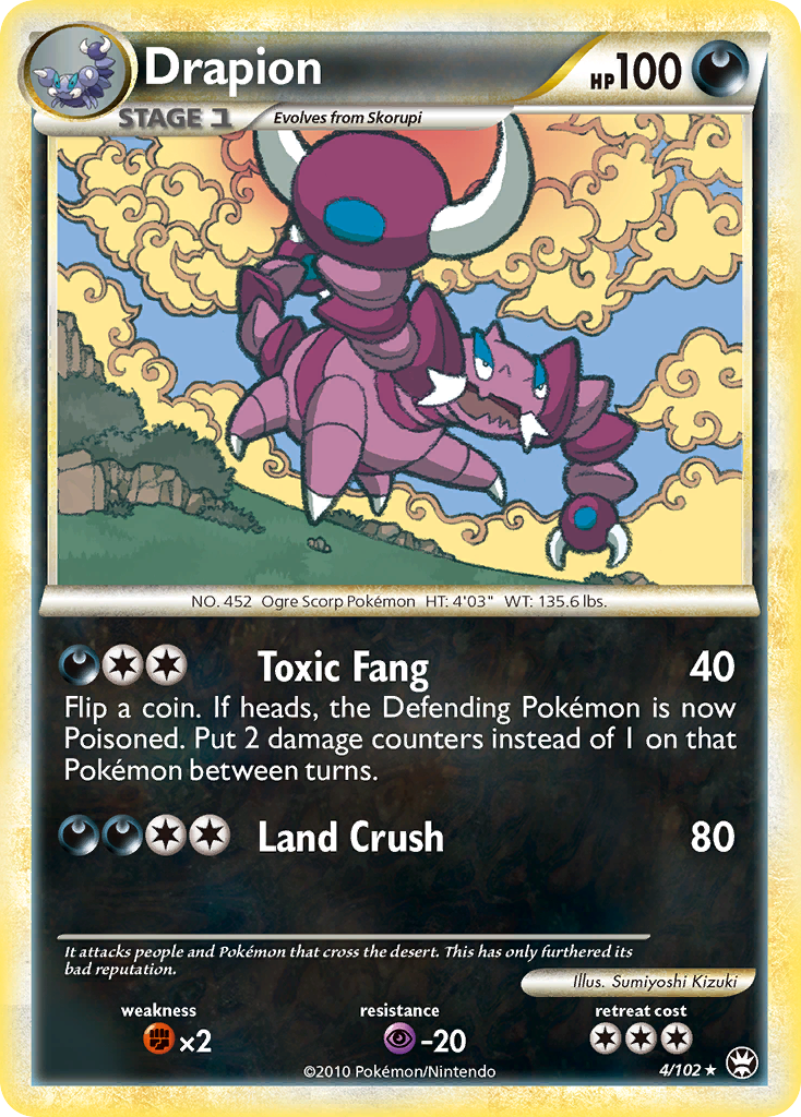 Drapion 004/103 Rare Holo