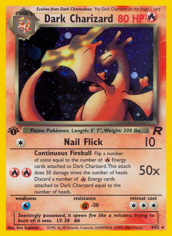 Dark Charizard 004/83 Rare Holo