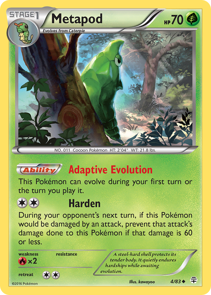 Metapod 004/117 Uncommon