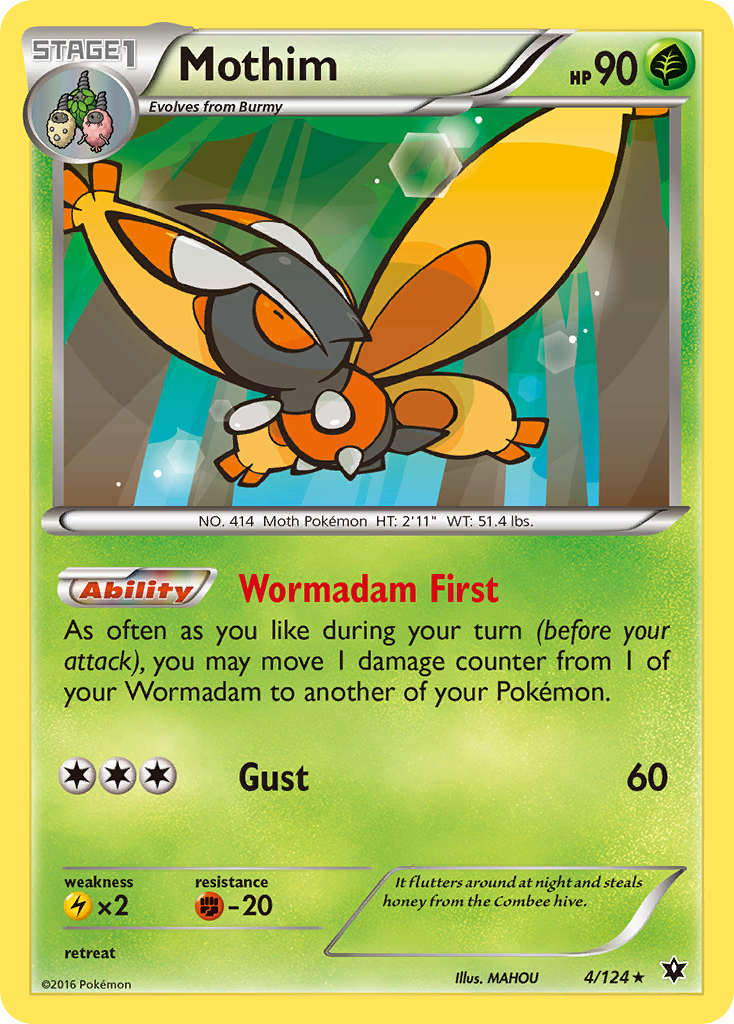Mothim 004/129 Rare