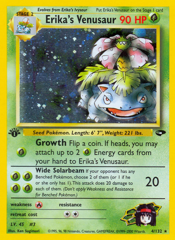 Erika's Venusaur 004/132 Rare Holo