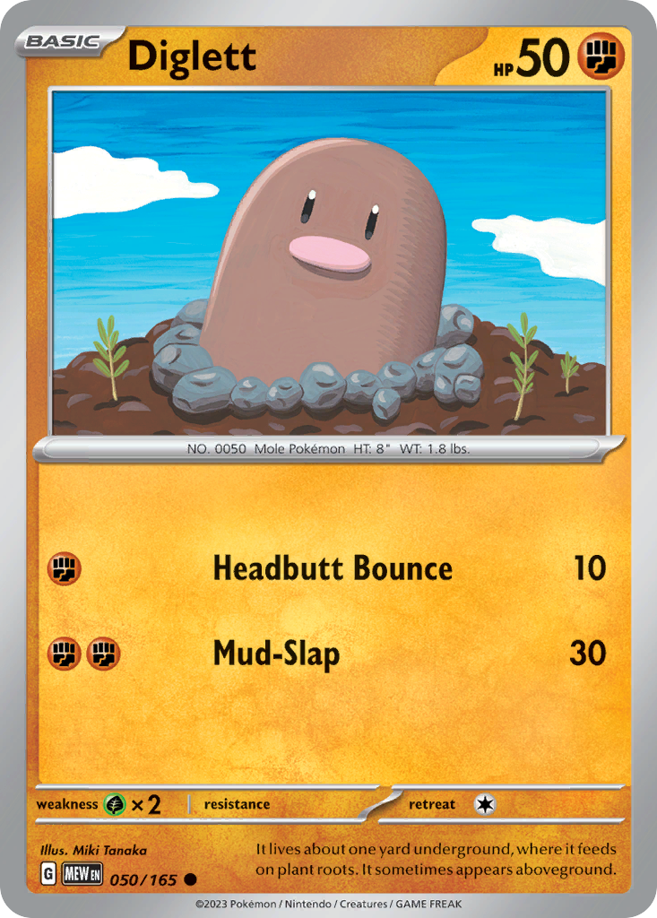 Diglett 050/207 Common
