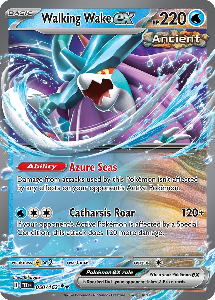 Walking Wake ex 050/218 Double Rare