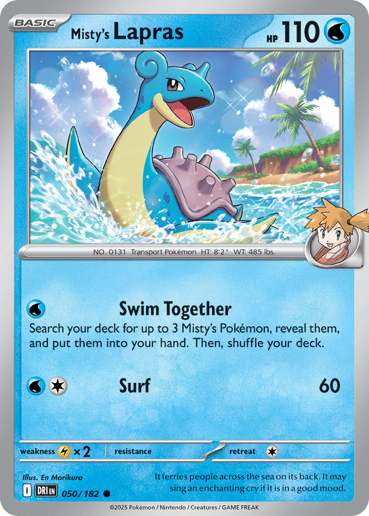 Misty's Lapras 050/244 Common