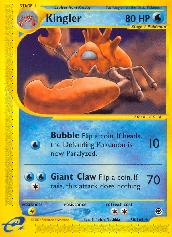 Kingler 050/165 Rare