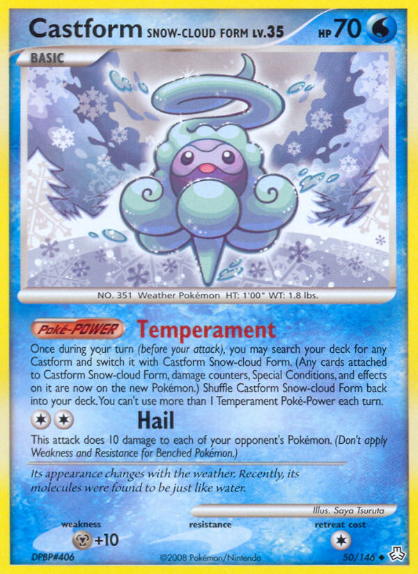 Castform Snow-Cloud Form 050/146 Uncommon