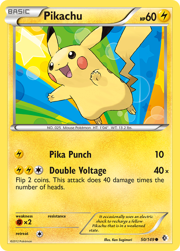 Pikachu 050/153 Common
