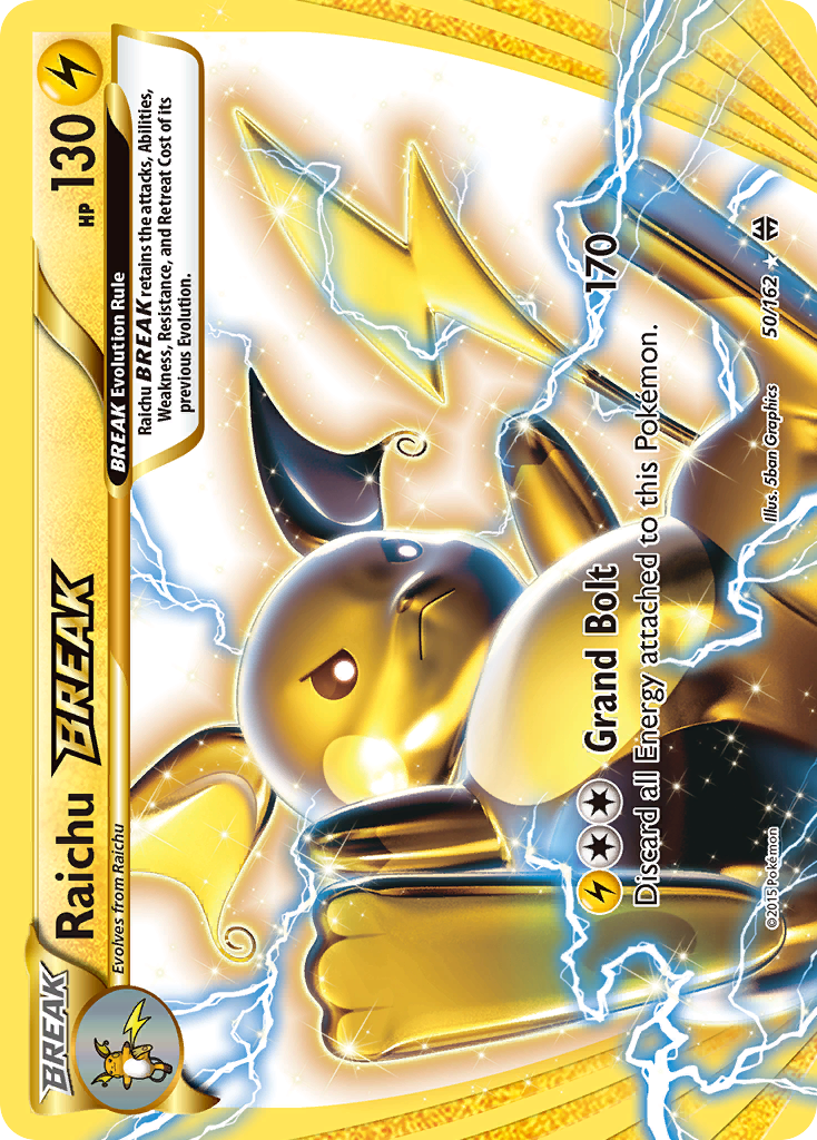 Raichu BREAK 050/165 Rare BREAK