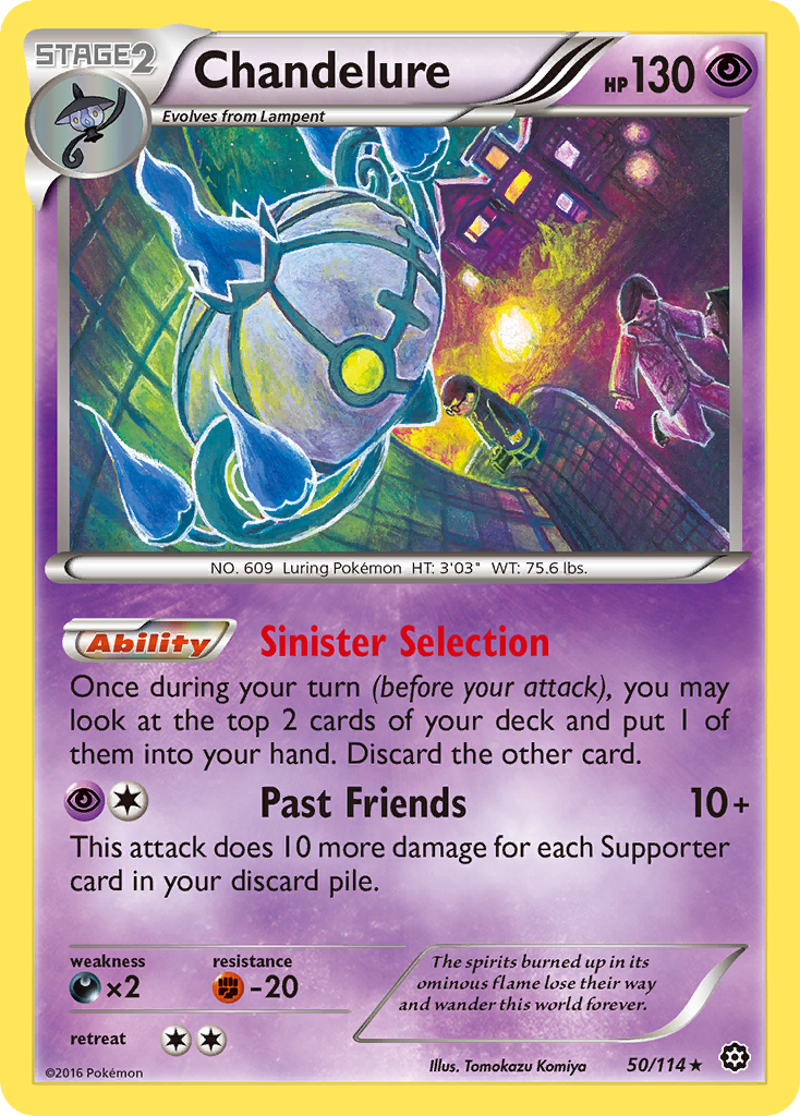 Chandelure 050/116 Rare Holo
