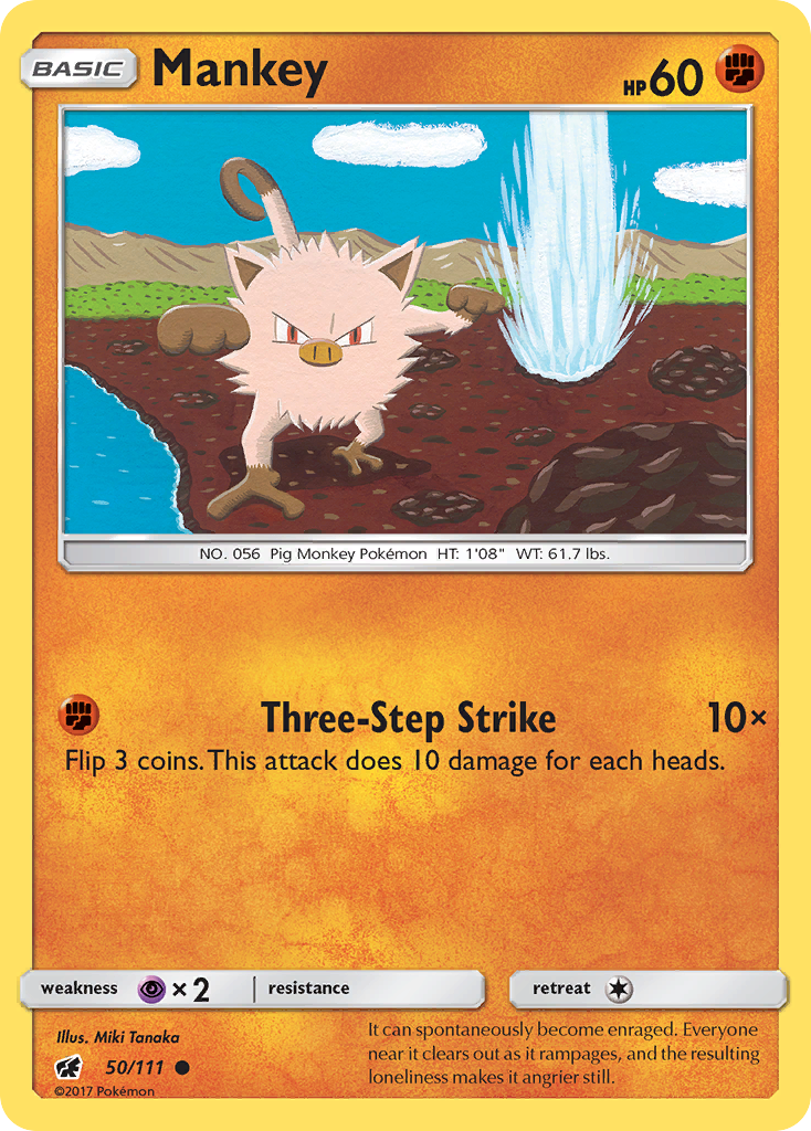 Mankey 050/126 Common