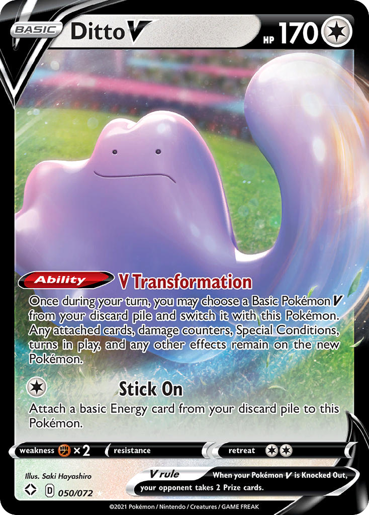 Ditto V 050/73 Rare Holo V