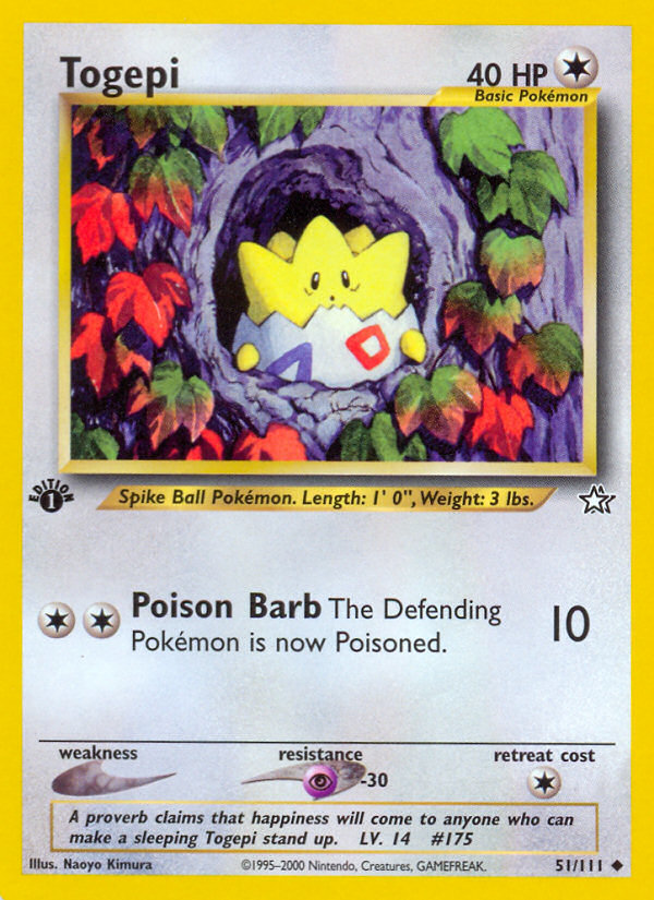 Togepi 051/111 Uncommon