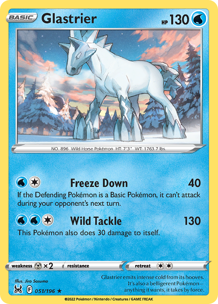 Glastrier 051/217 Rare Holo