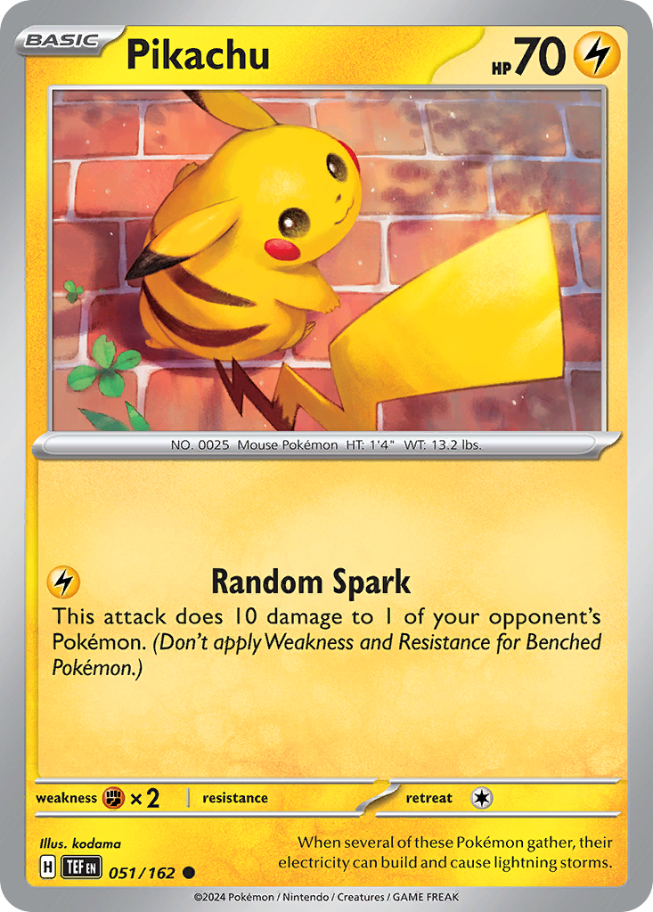 Pikachu 051/218 Common