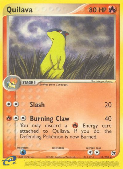 Quilava 051/100 Uncommon