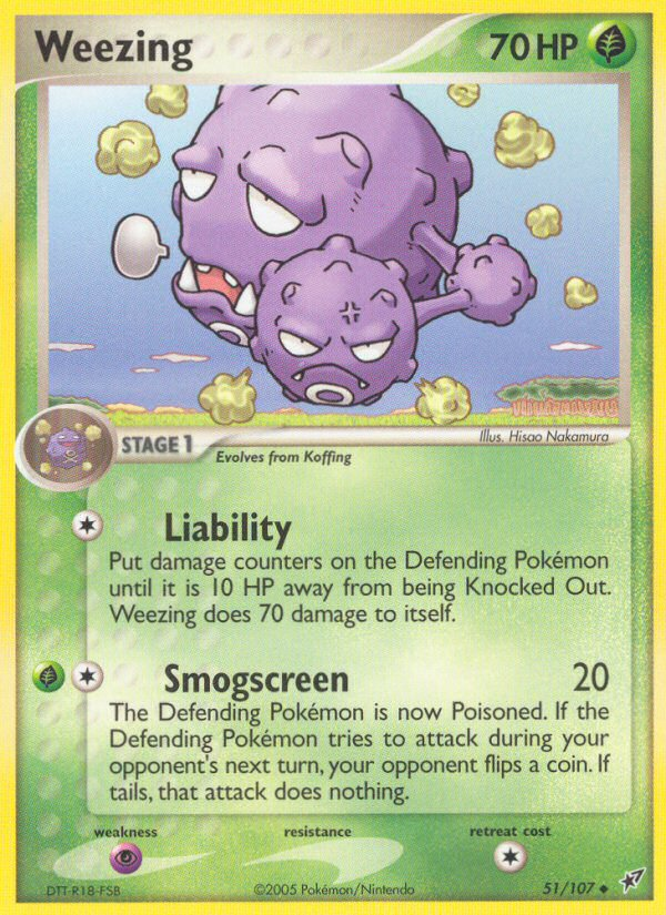 Weezing 051/108 Uncommon