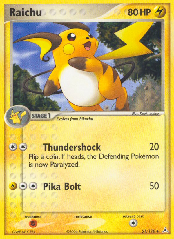 Raichu 051/111 Uncommon