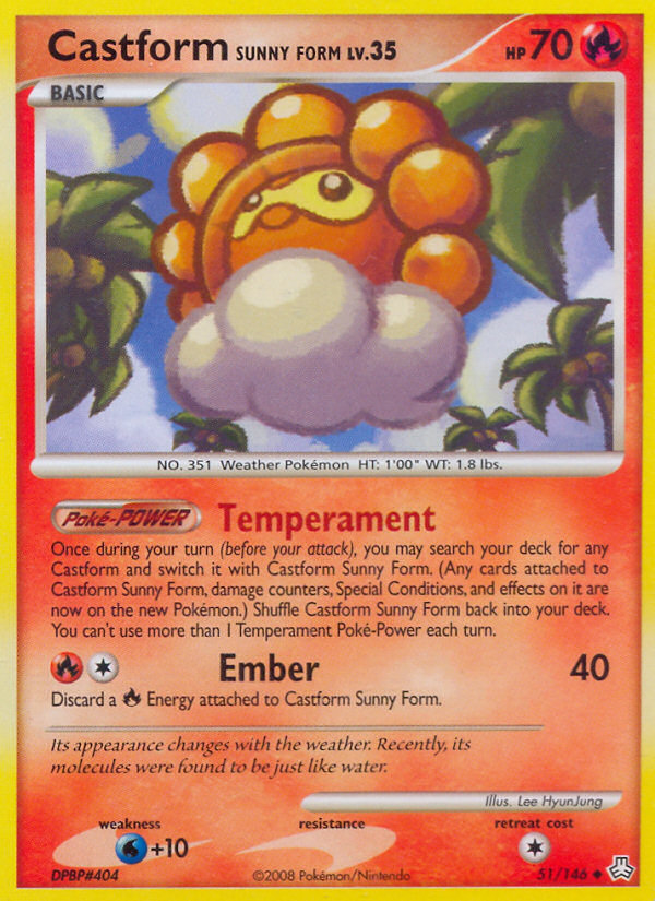 Castform Sunny Form 051/146 Uncommon
