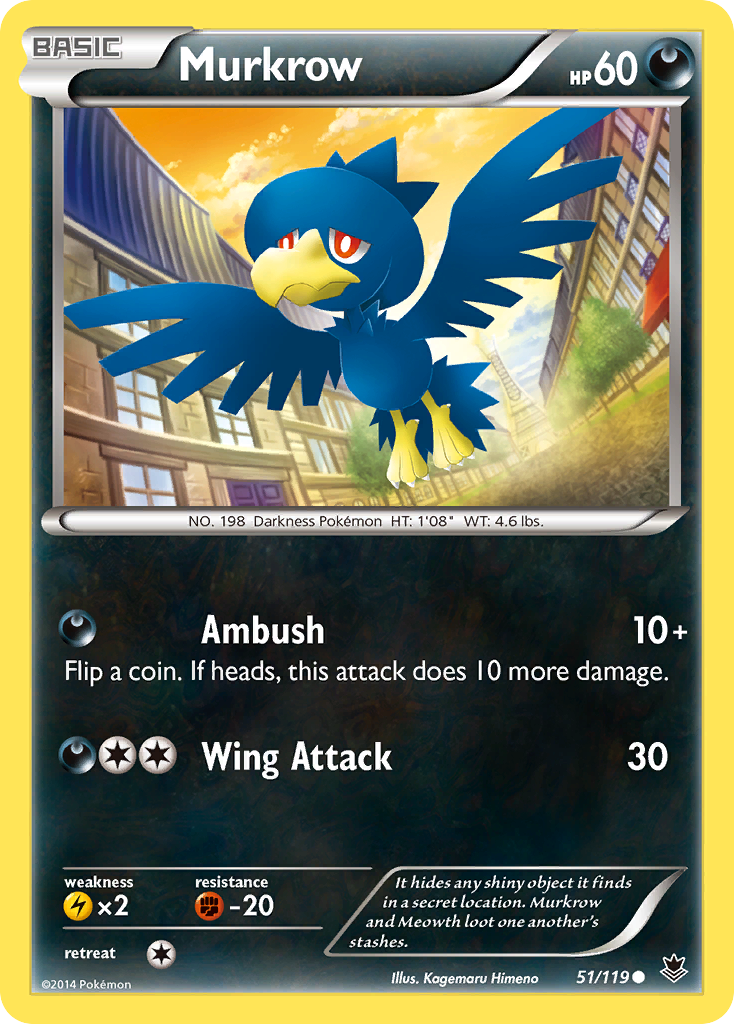 Murkrow 051/124 Common