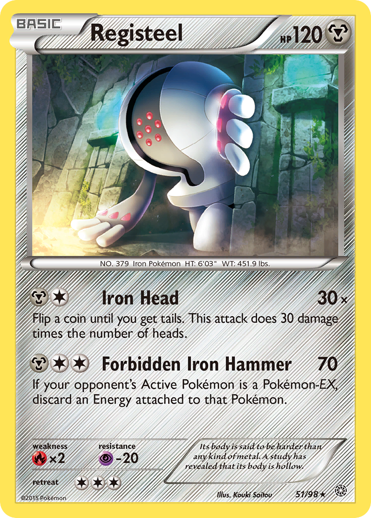 Registeel 051/100 Rare