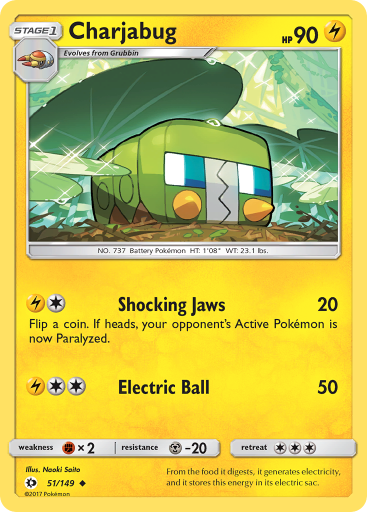 Charjabug 051/173 Uncommon