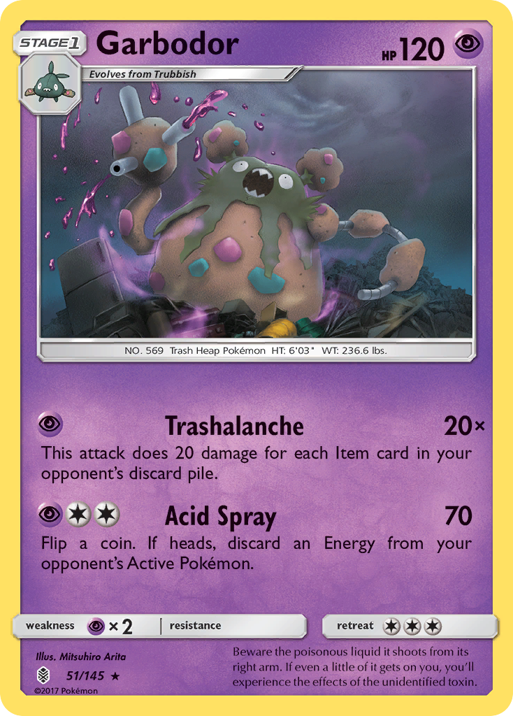 Garbodor 051/180 Rare
