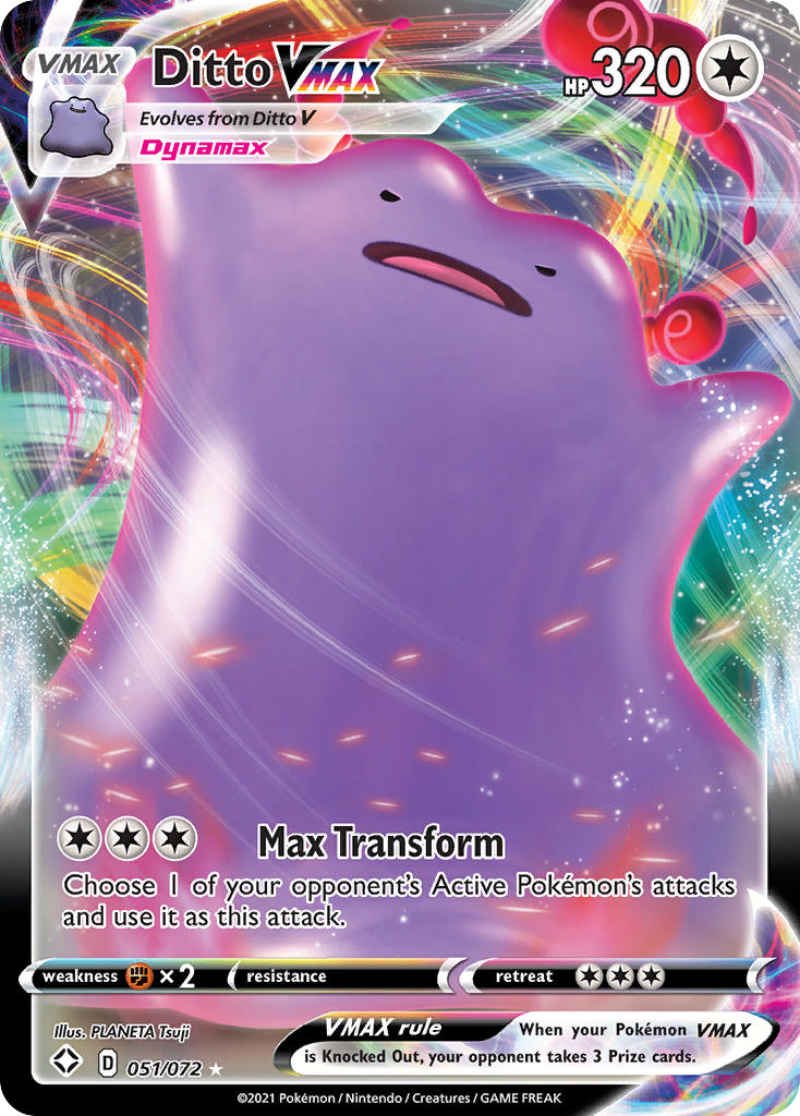 Ditto VMAX 051/73 Rare Holo VMAX