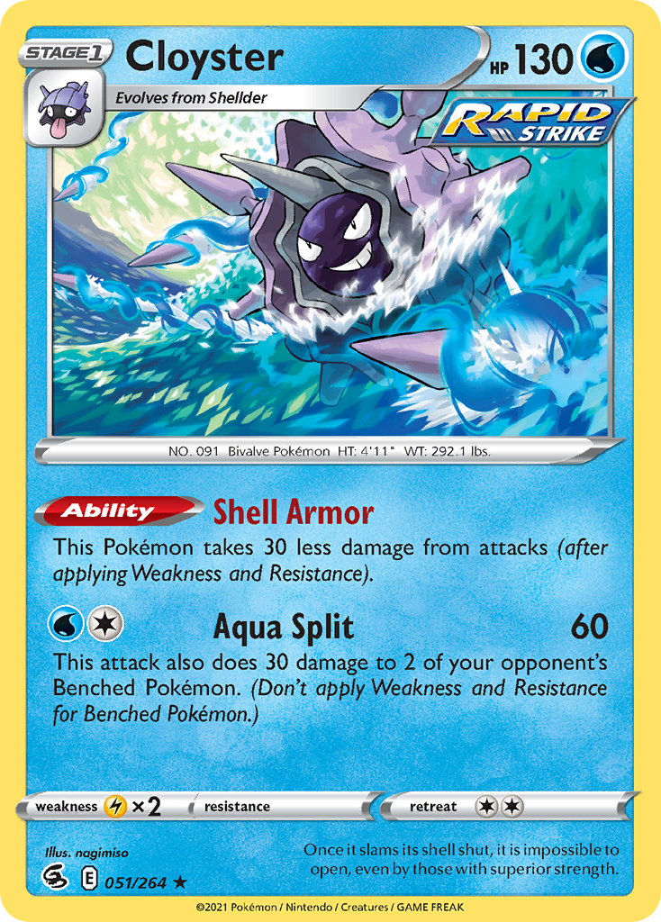 Cloyster 051/284 Rare
