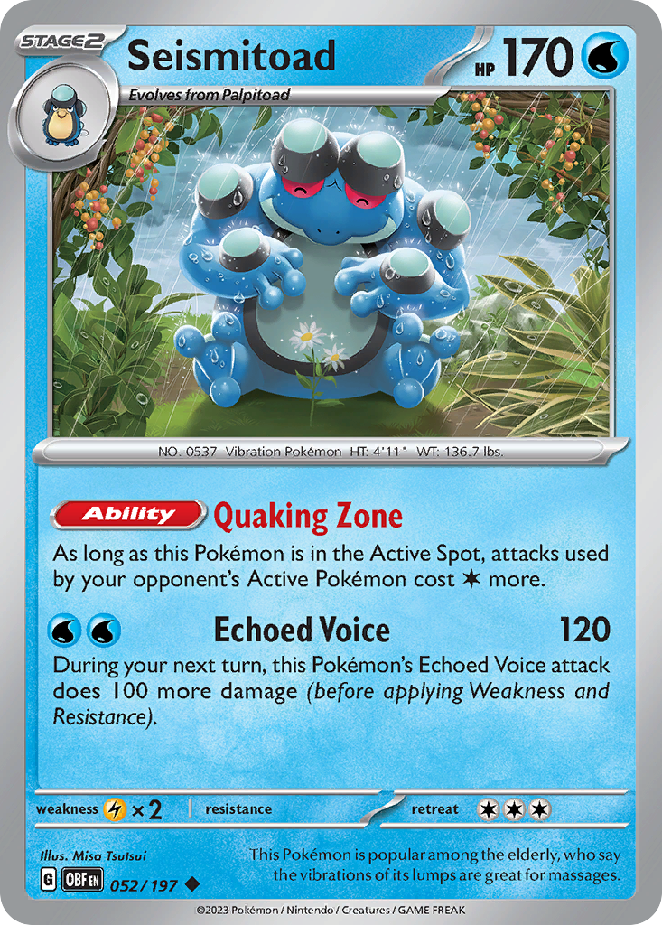 Seismitoad 052/230 Uncommon