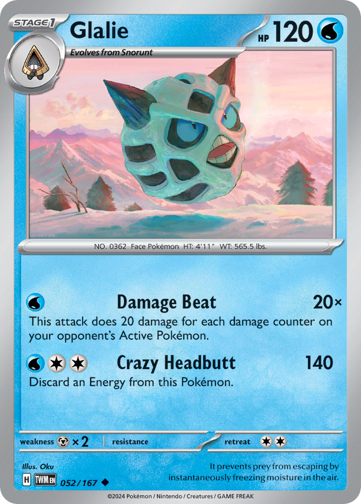 Glalie 052/226 Uncommon