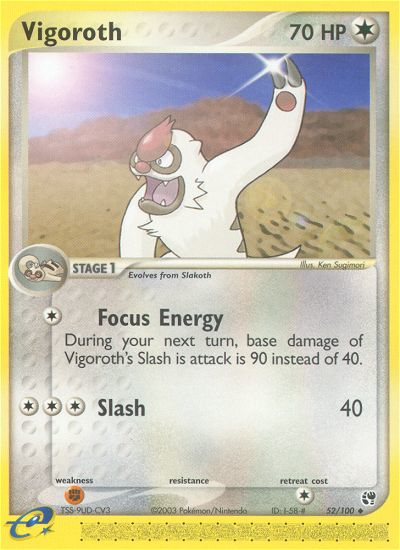 Vigoroth 052/100 Uncommon