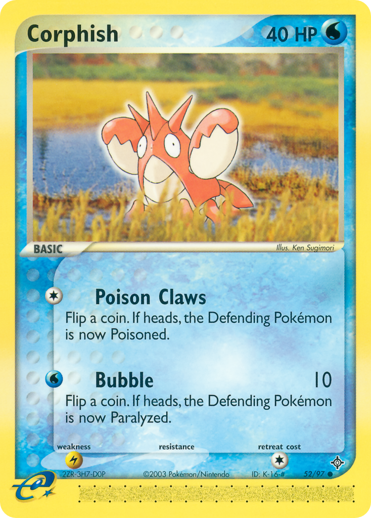 Corphish 052/100 Common