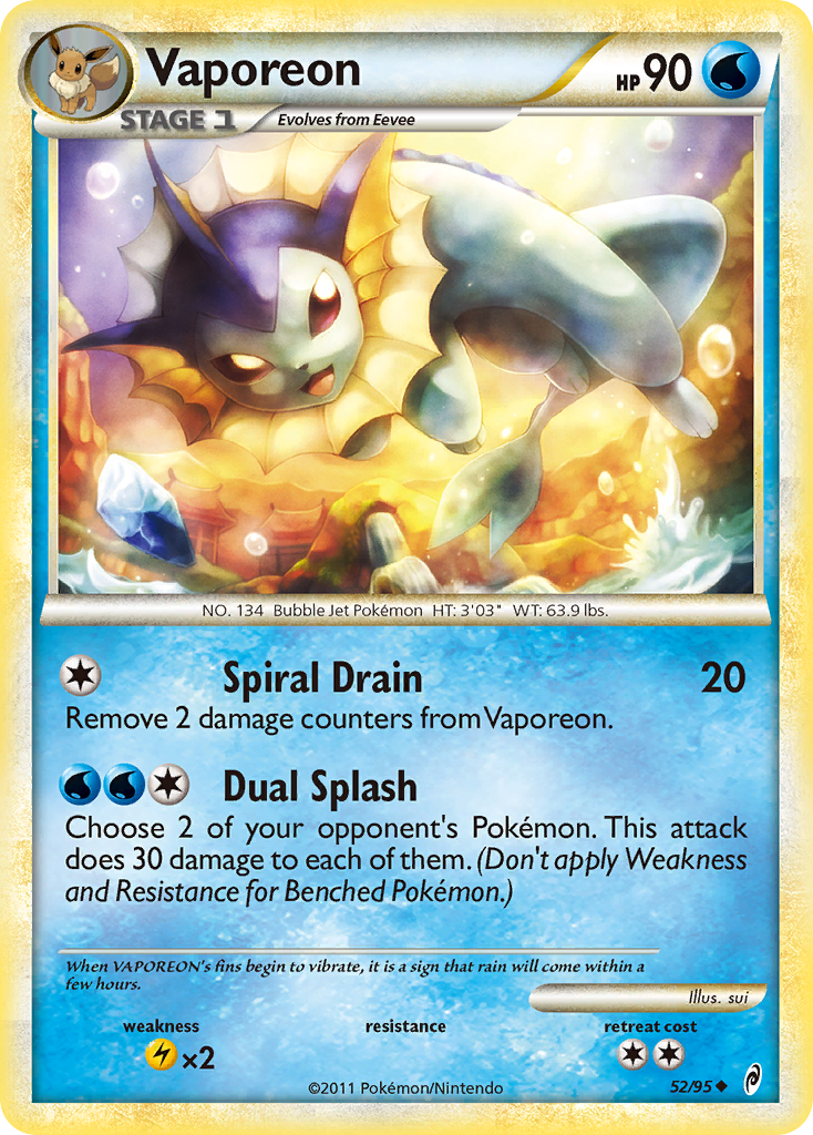Vaporeon 052/106 Uncommon
