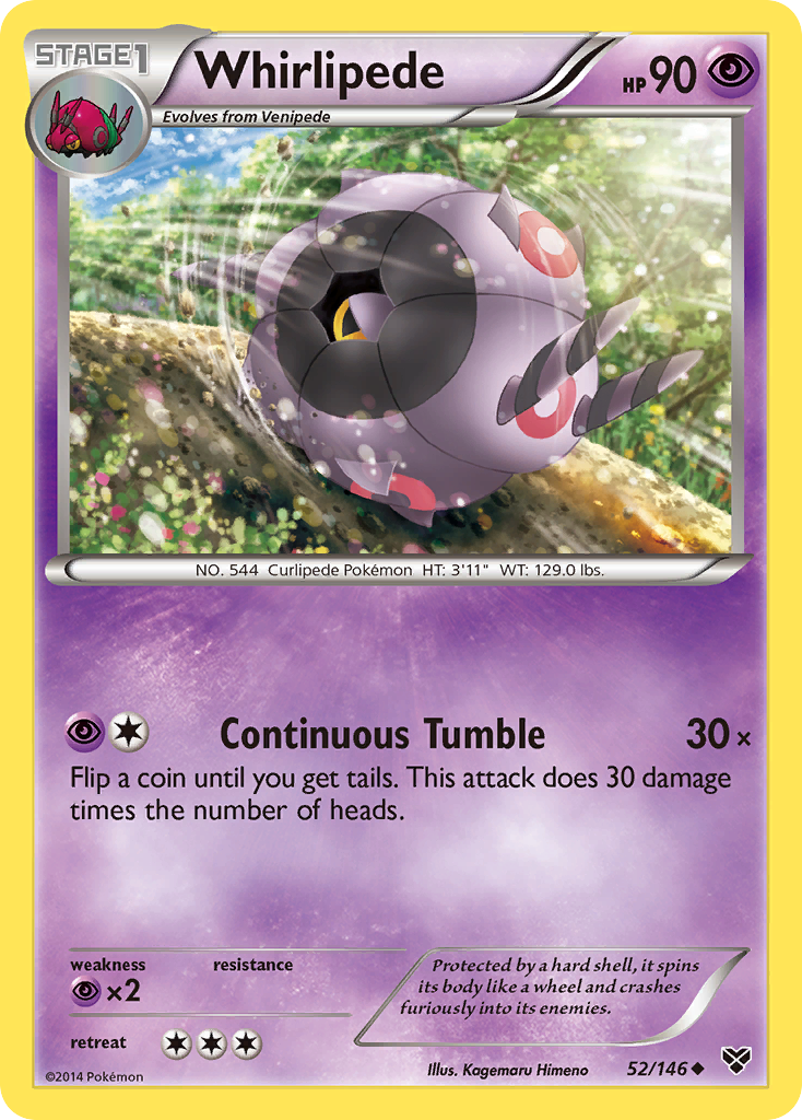 Whirlipede 052/146 Uncommon