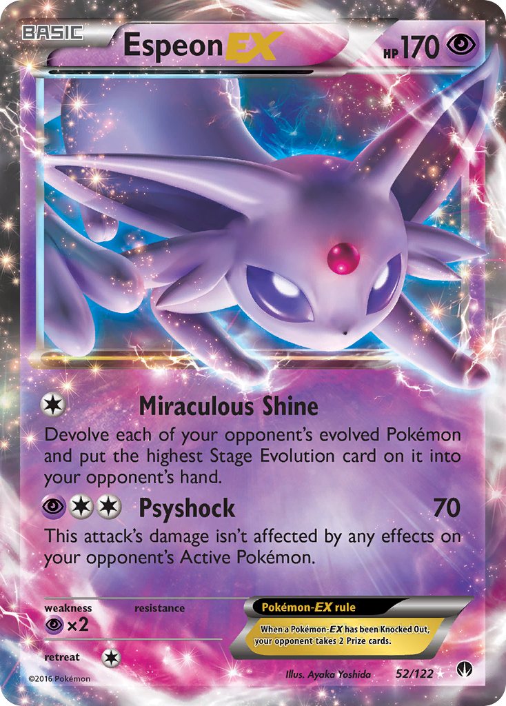 Espeon-EX 052/126 Rare Holo EX