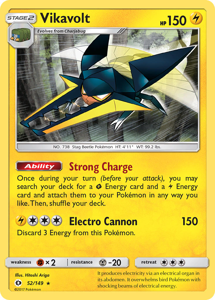 Vikavolt 052/173 Rare Holo