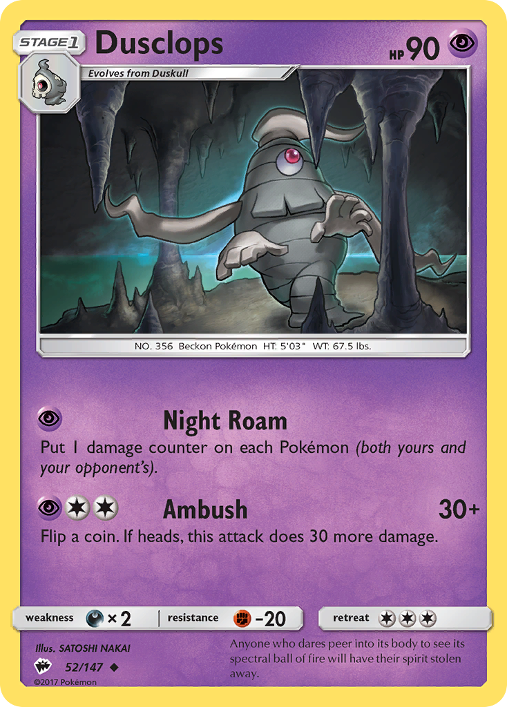 Dusclops 052/177 Uncommon