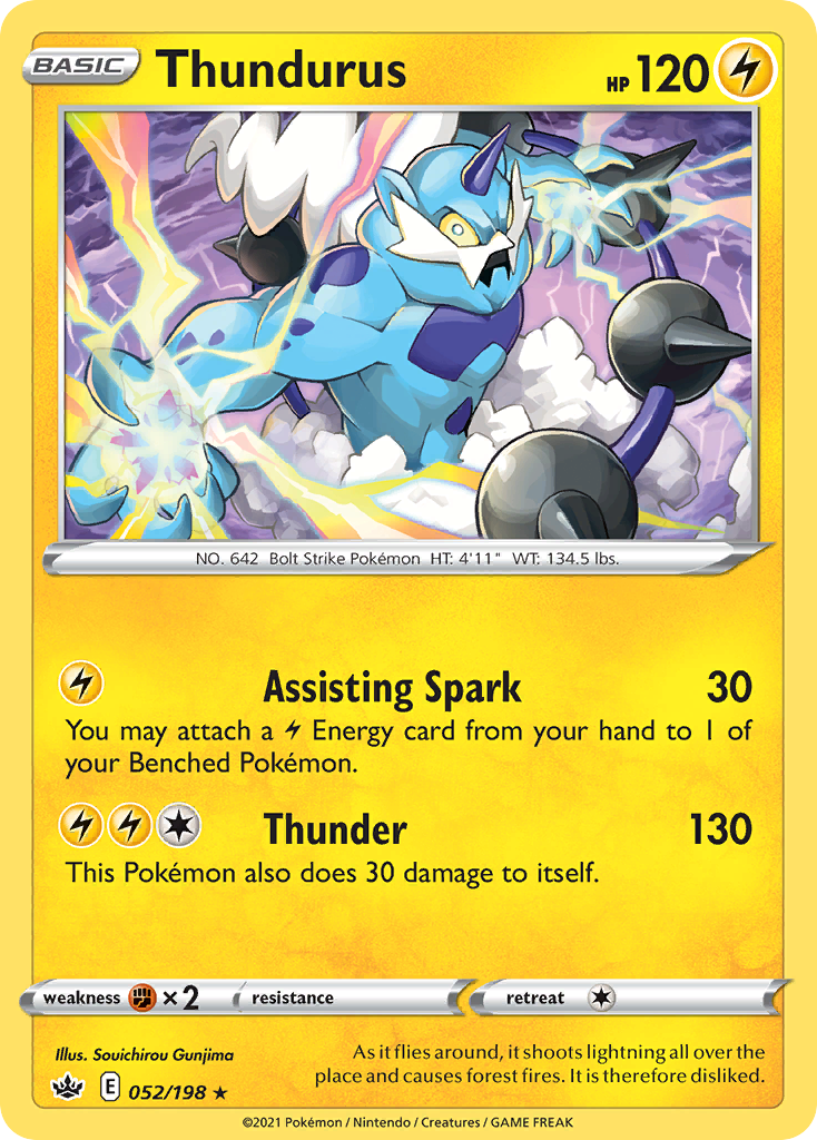Thundurus 052/233 Rare Holo