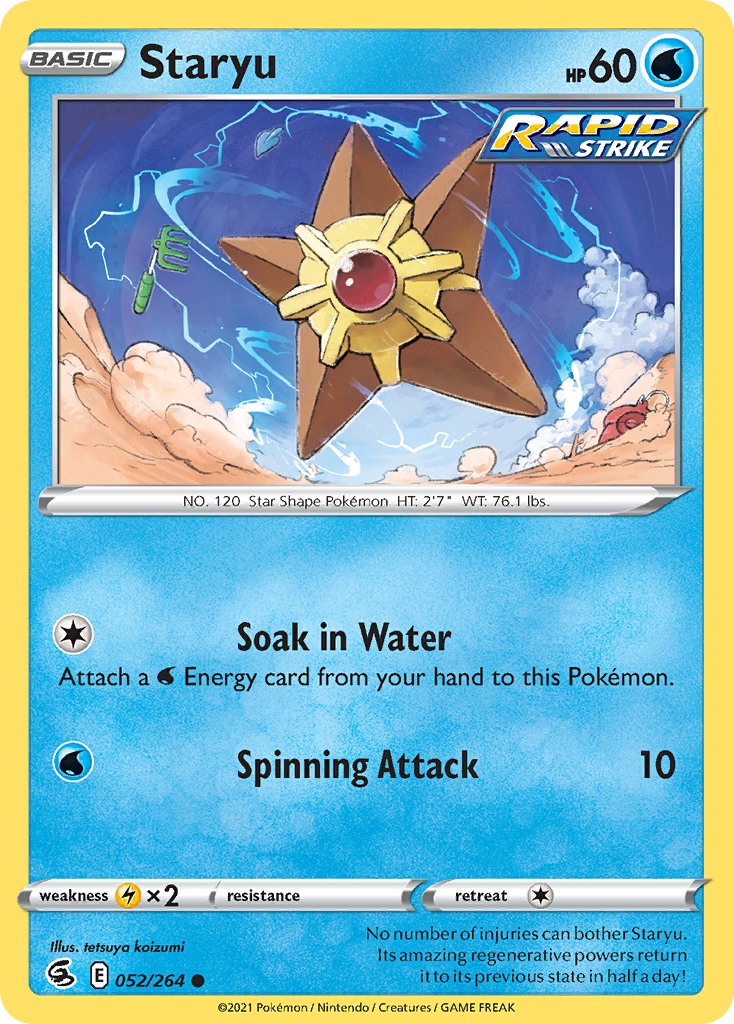 Staryu 052/284 Common