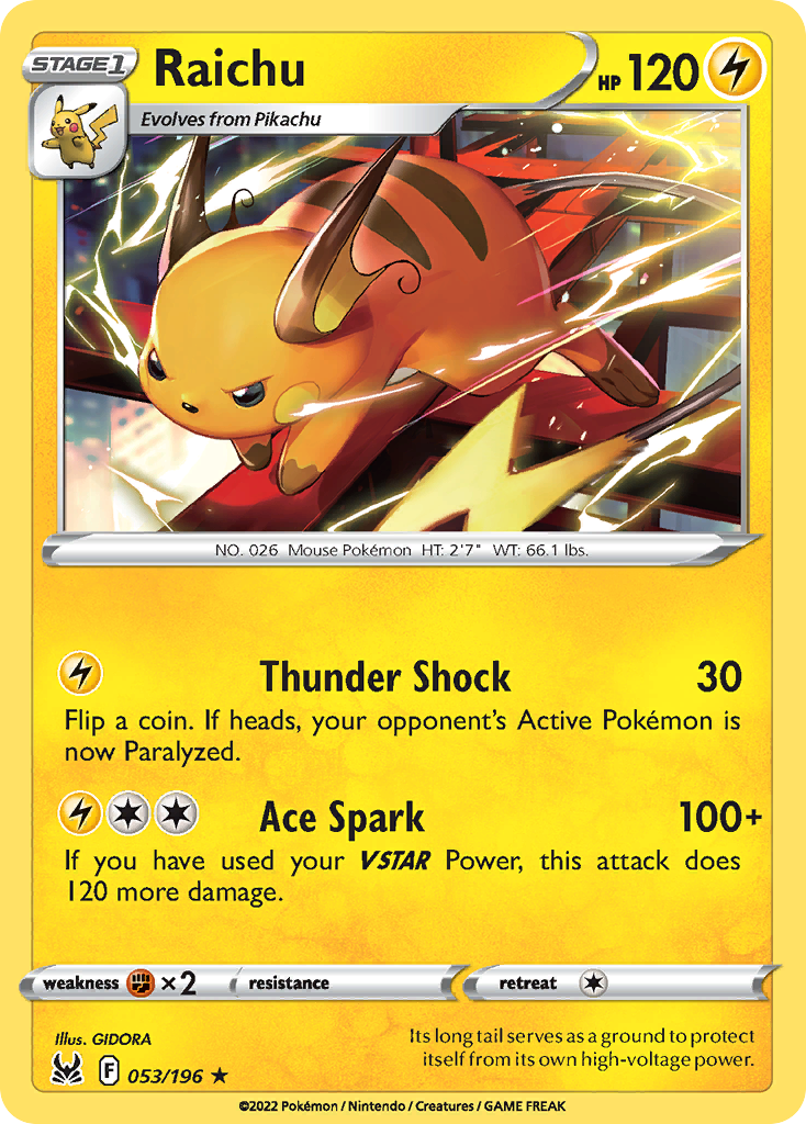 Raichu 053/217 Rare