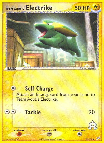 Team Aqua's Electrike 053/97 Common