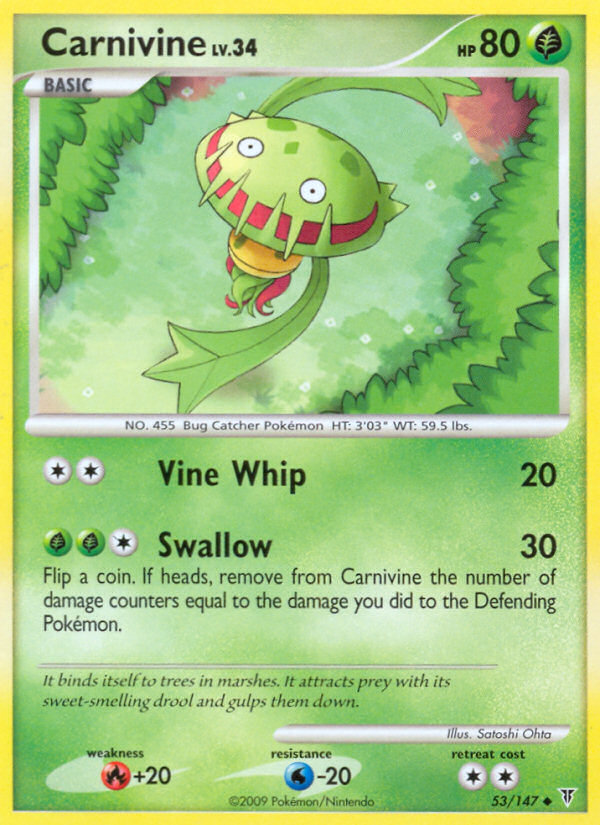 Carnivine 053/153 Uncommon