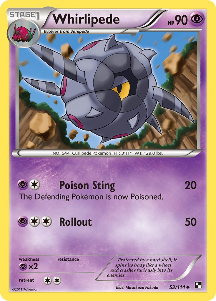Whirlipede 053/115 Uncommon