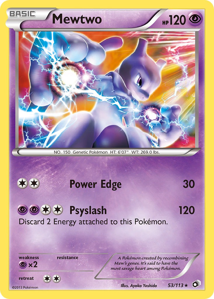 Mewtwo 053/140 Rare Holo