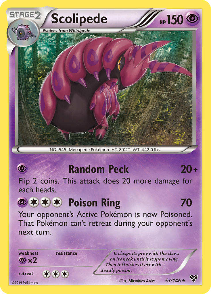 Scolipede 053/146 Rare