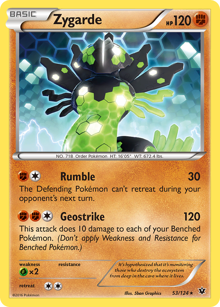 Zygarde 053/129 Rare