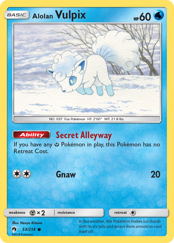 Alolan Vulpix 053/240 Common