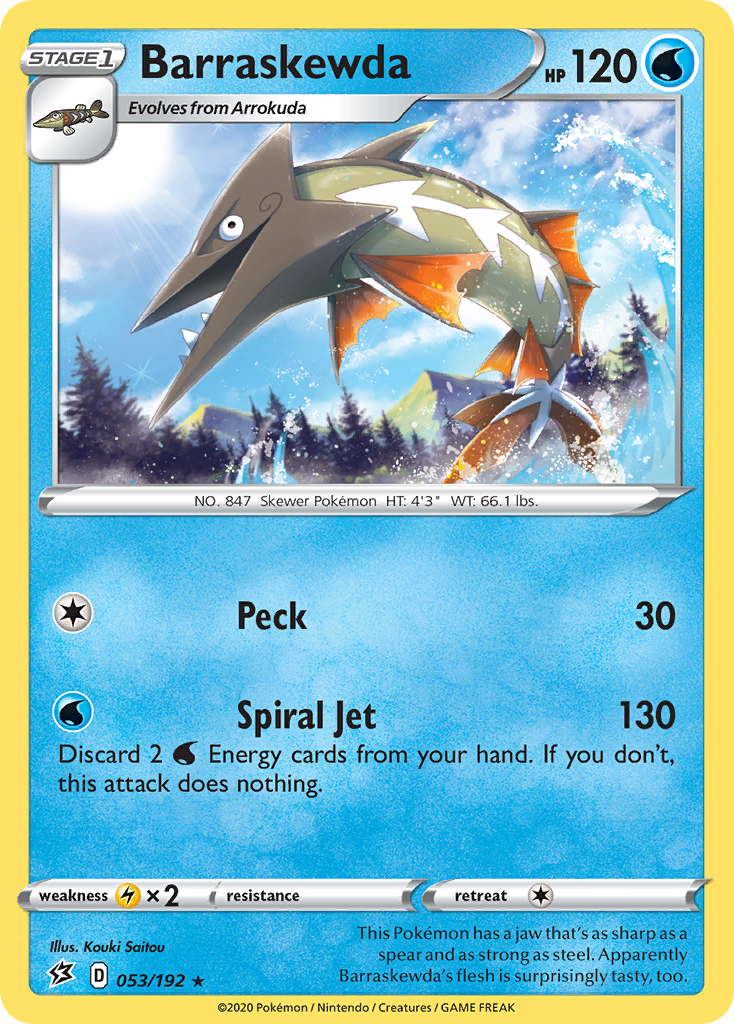 Barraskewda 053/209 Rare